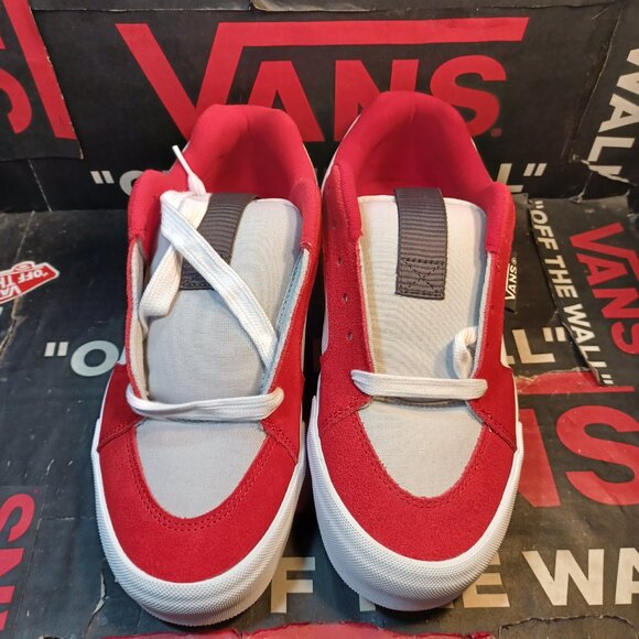 Vans Men's U.S. 12 Chukka Push LS Racing Red/White VN000CZW6RT - Picture 5 of 12
